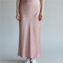 gonna in raso lunga glamour